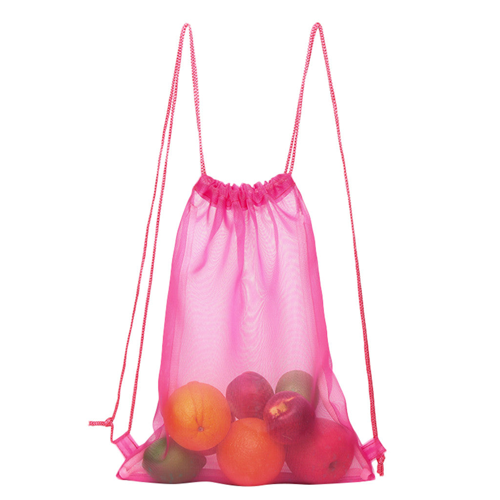 Reusable Shopping Bags Mesh Transparent Handbag